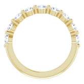 14K Yellow 9/10 CTW Natural Diamond Anniversary Band